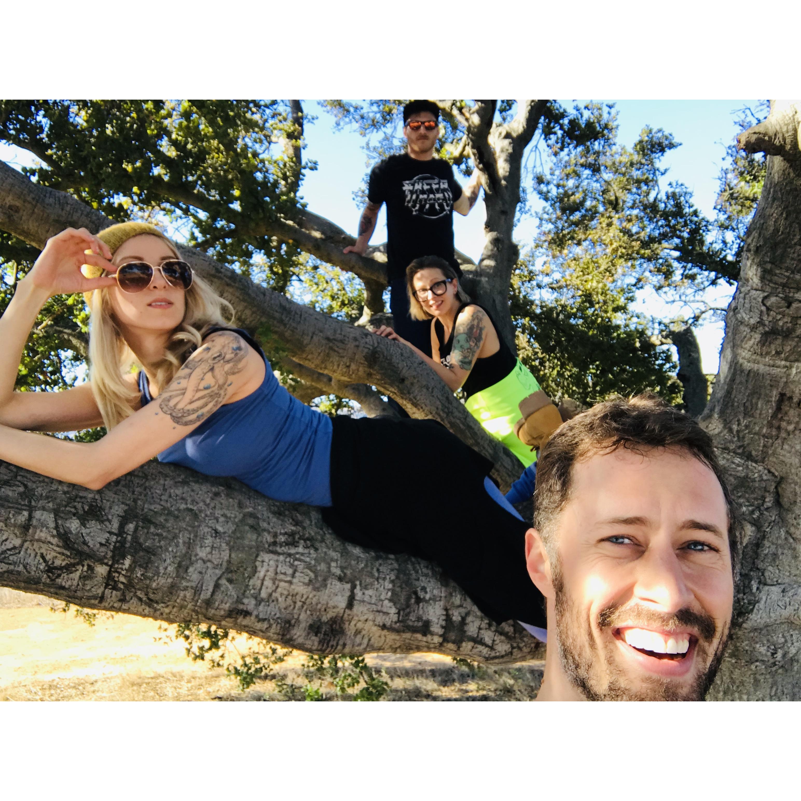 A hike the hills with pals!