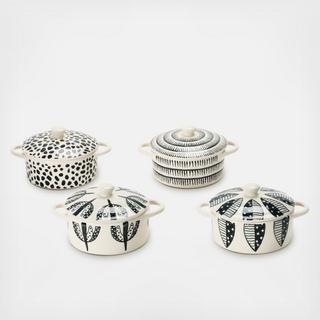 4-Piece Stoneware Baker Set