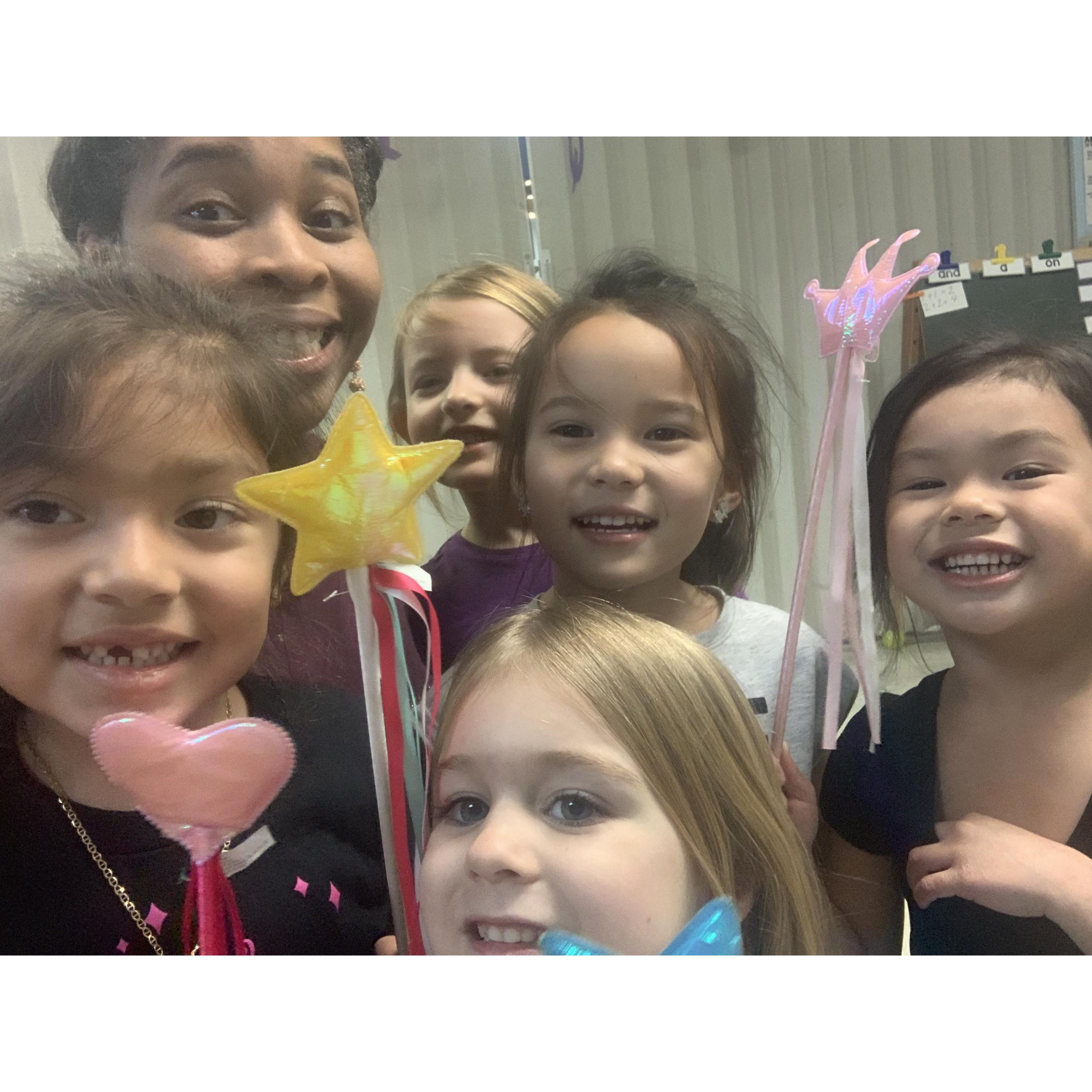 Danielle and her dance class