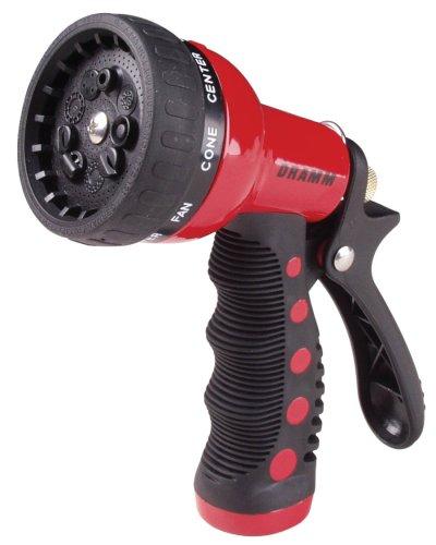 Dramm 12701 9-Pattern Revolver Spray Nozzle, Red