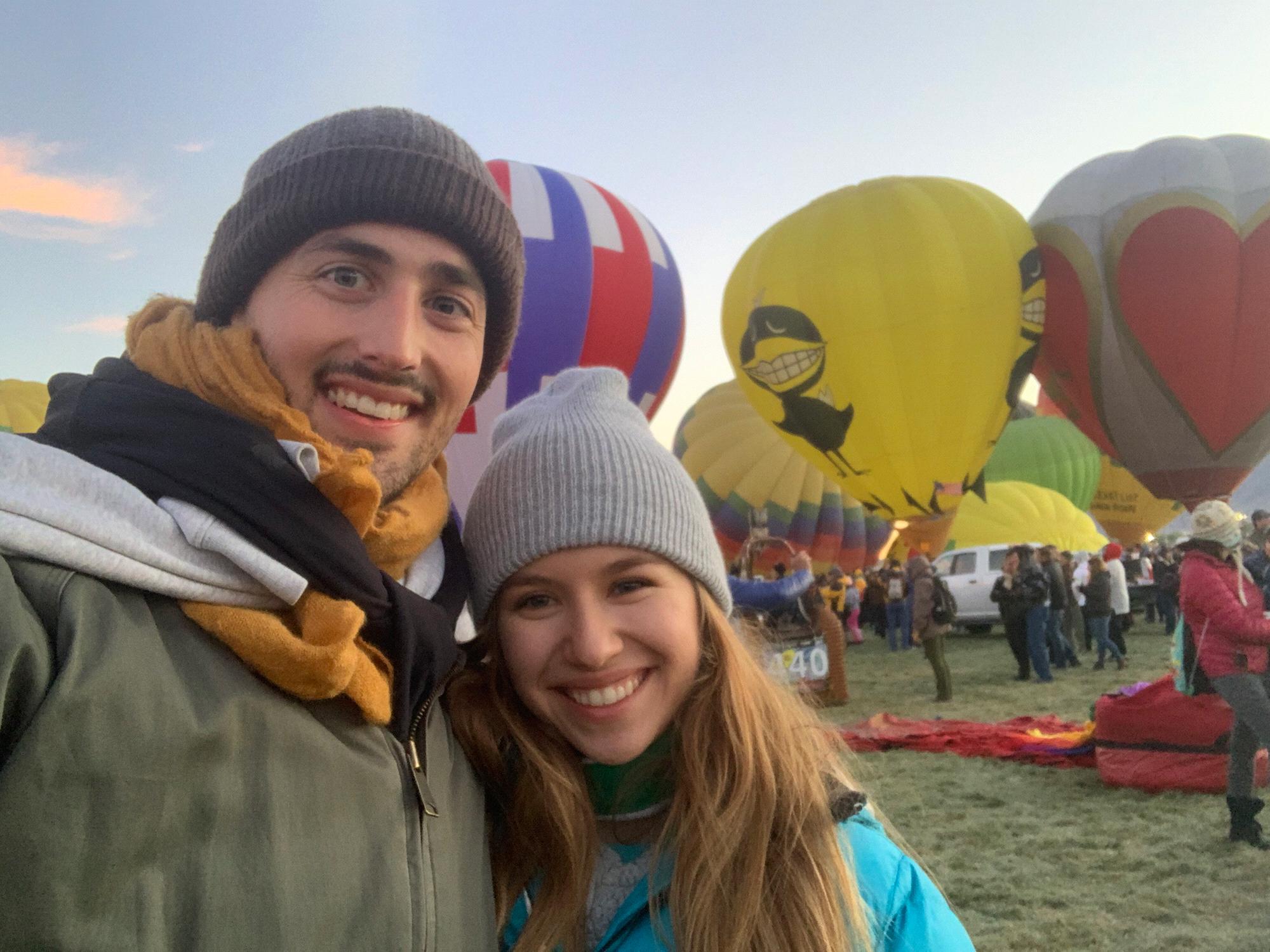 Our first Balloon Fiesta together