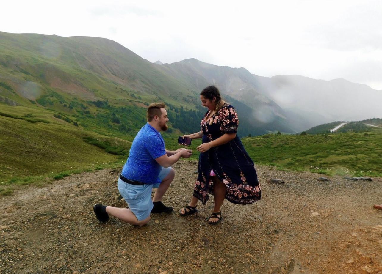 July 30, 2021 - Will proposed at a Loveland lookout!