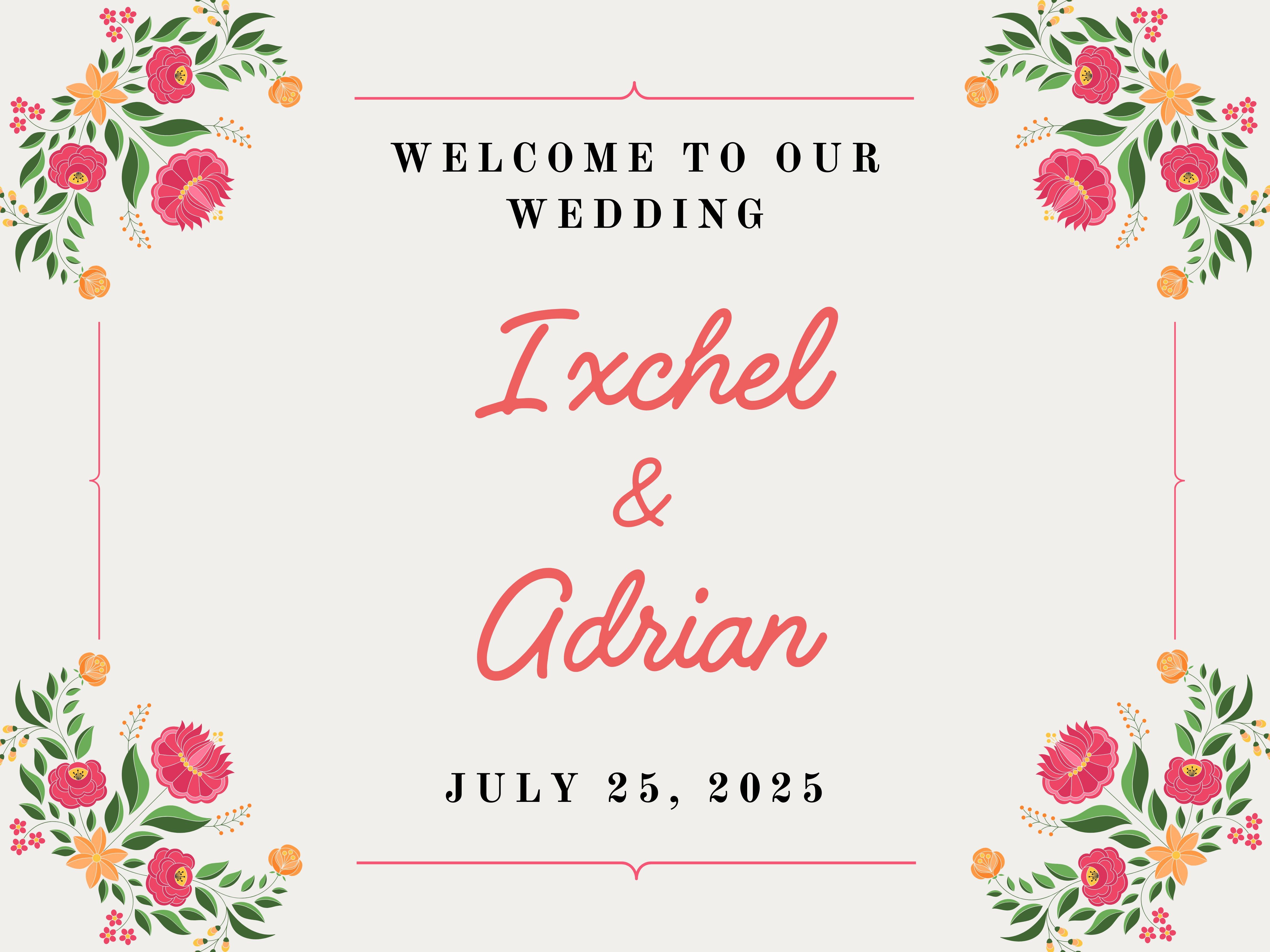 The Wedding Website of Ixchel Hernandez and Adrian Romero