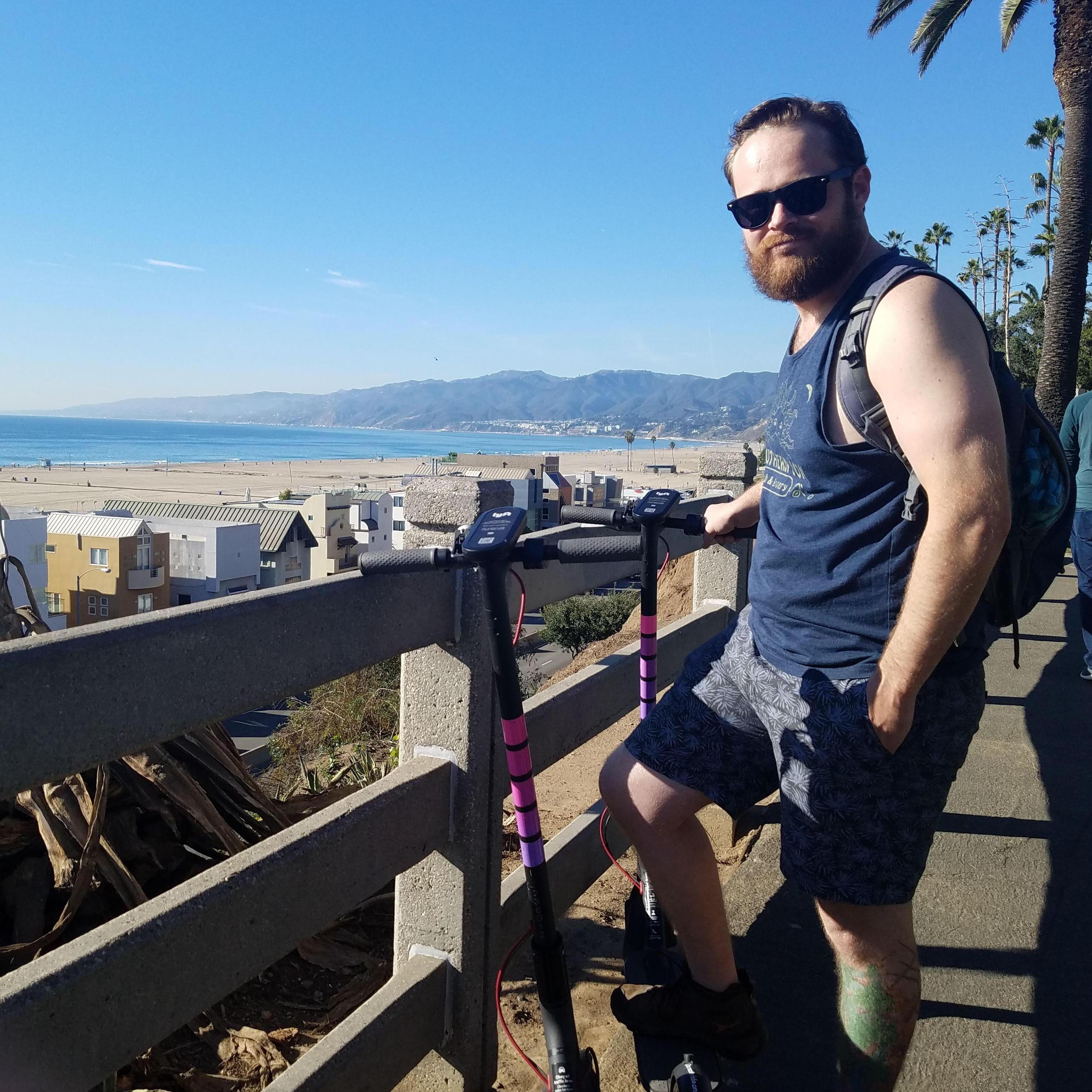 Scooters in Santa Monica