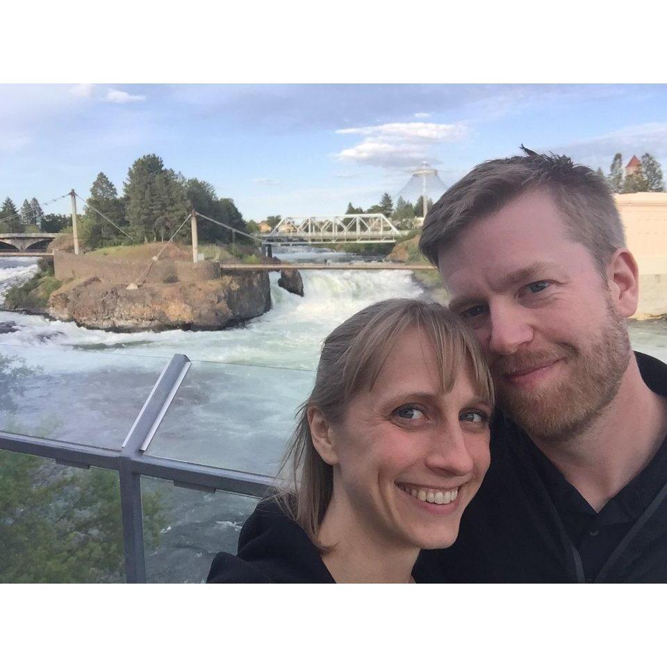 Summer dinner in Spokane.