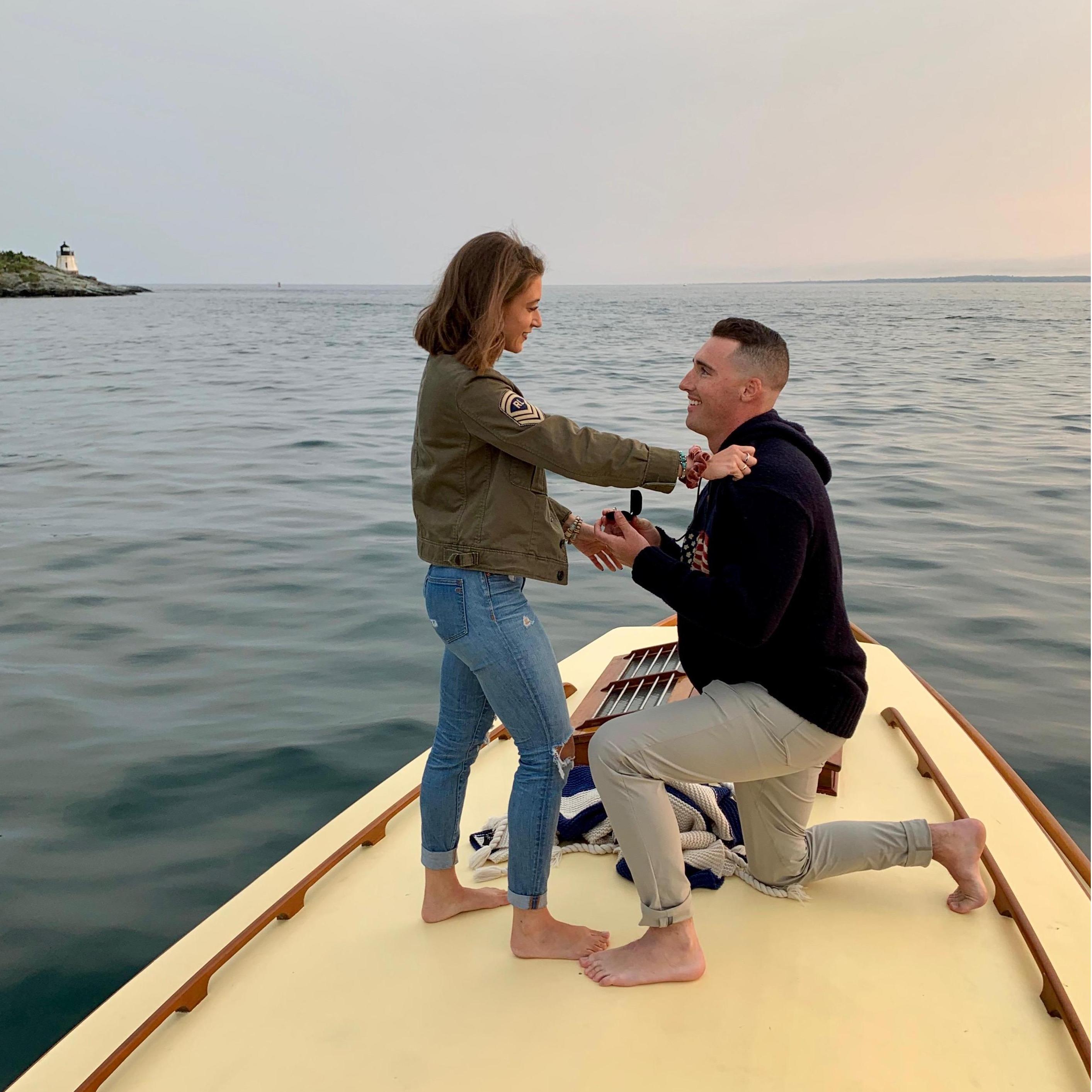 When Timothy asked Kayleigh to marry him! Newport, RI