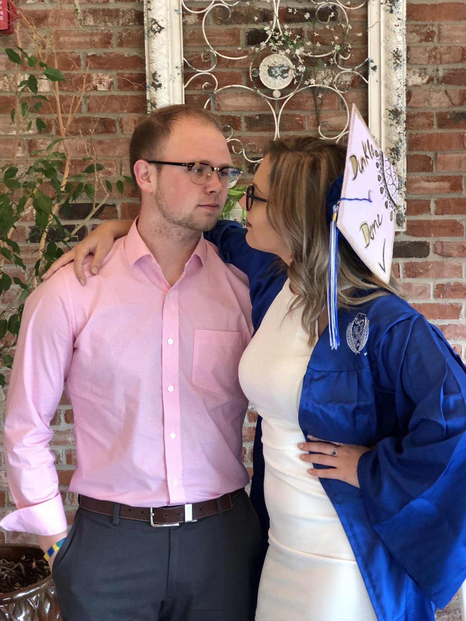 We’re both college graduates!