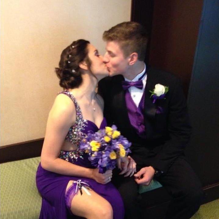 Our first prom together- Sara's senior prom 2015