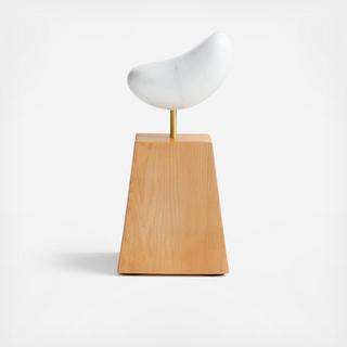 Lockhart Marble Bean Tabletop Sculpture