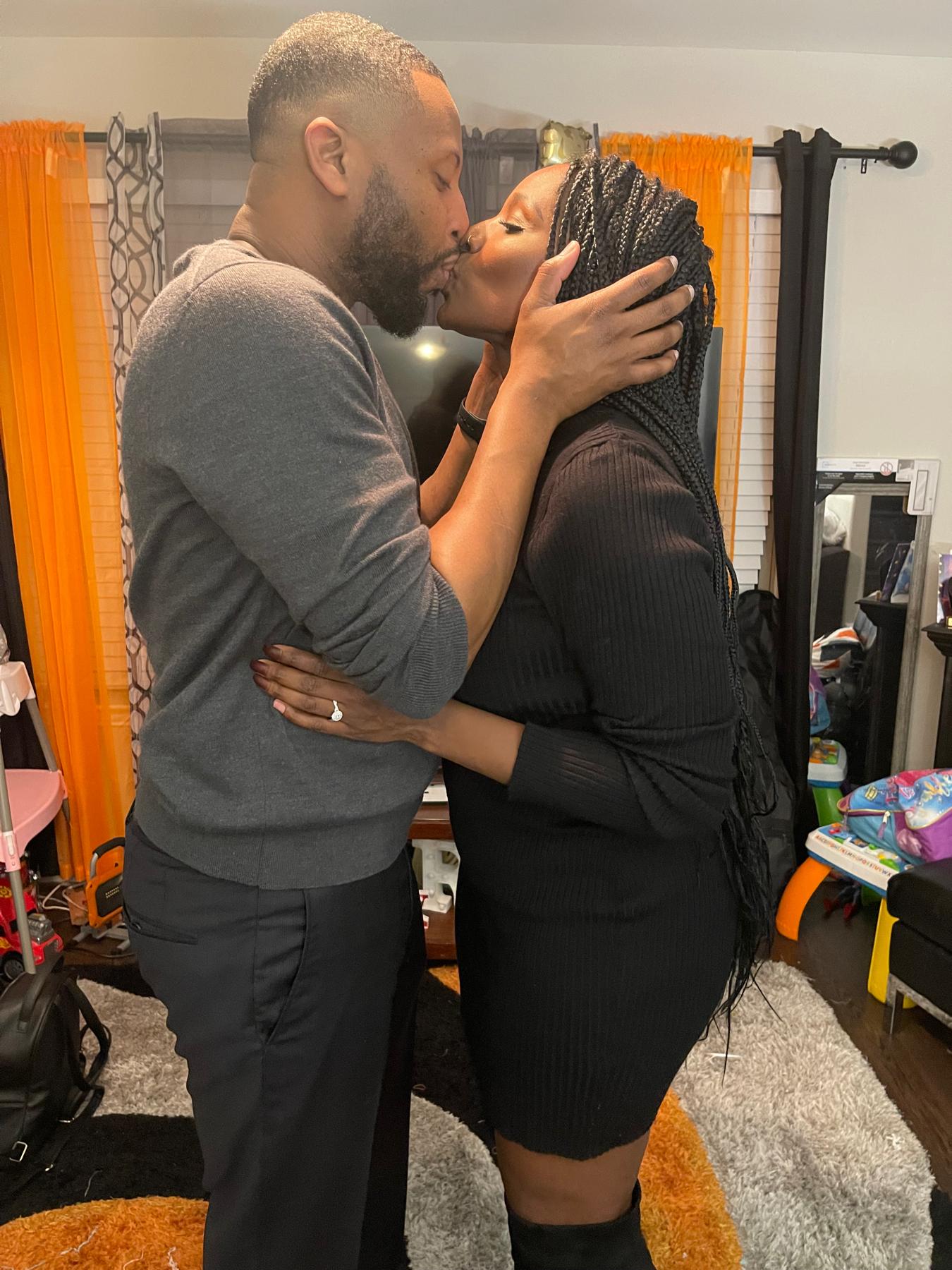 Celebrating our engagement with family!