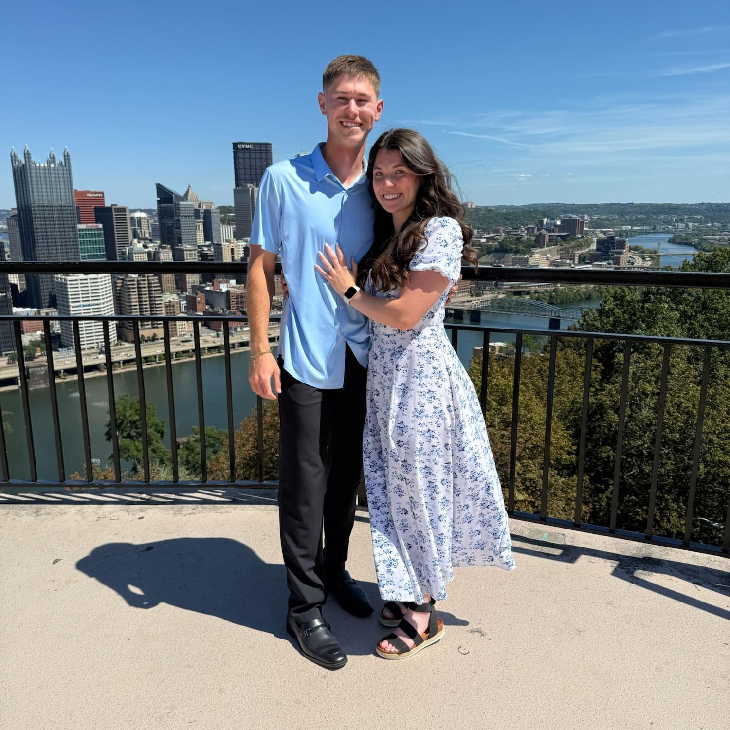 The most beautiful day with the most beautiful view of Pittsburgh!