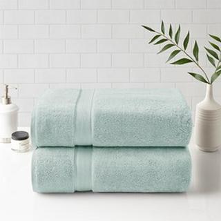 Signature Antimicrobial Cotton Bath Sheet, Set of 2