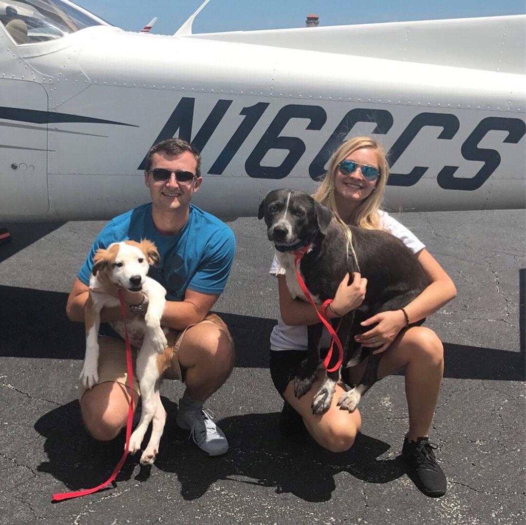 Pilots N Paws rescue flight