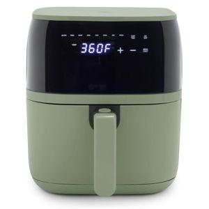 GreenLife Compact Electric Air Fryer Oven, 5.3 QT, PFAS-Free - color Sage