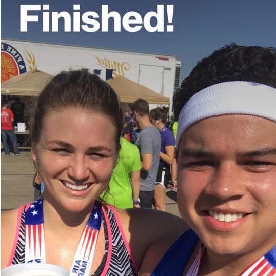 First half marathon in Dayton, Ohio
