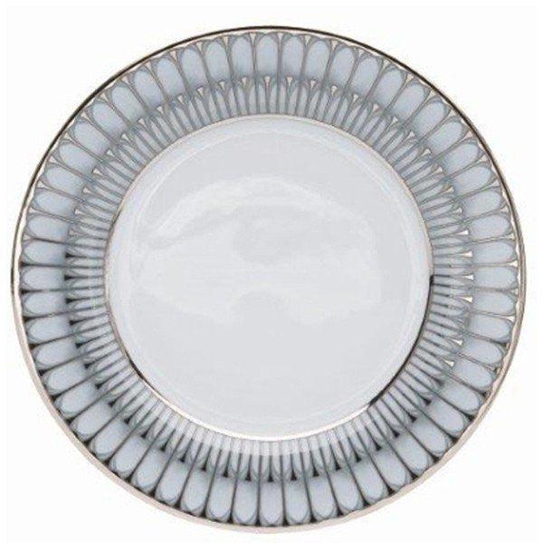 Arcades Grey & Shiny Platinum Salad / Dessert Plate