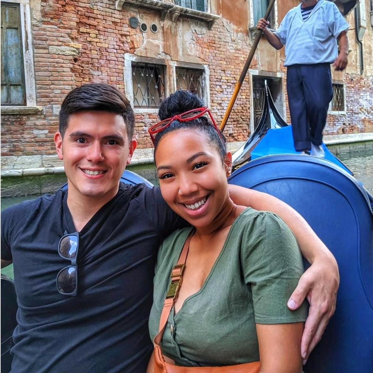 Gondola rides in Venice.