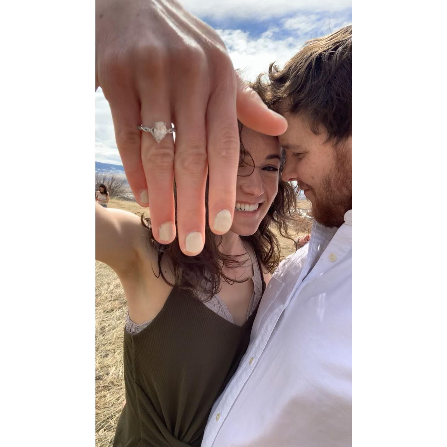 Fun engagement trial photos
