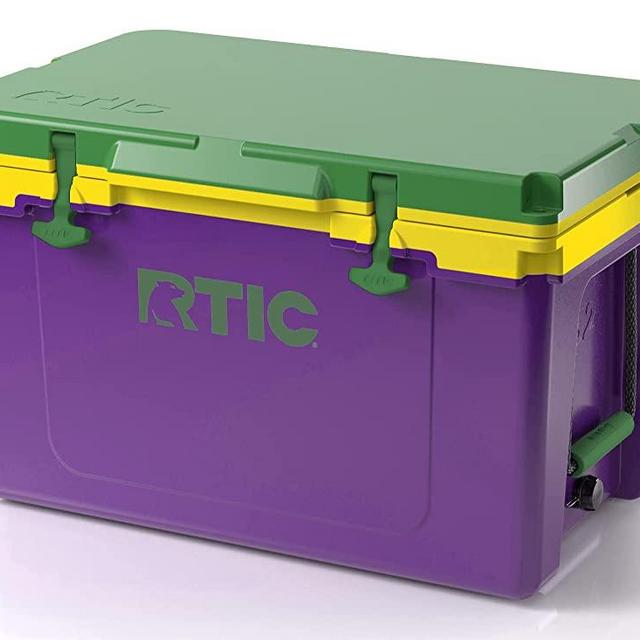 RTIC Ultra-Light 52 qt, 30% Lighter Than Rotomolded, Ice Chest with Heavy Duty Rubber Latches, Insulated Walls Keeping Ice Cold for Days, Great for The Beach, Fishing & Camping