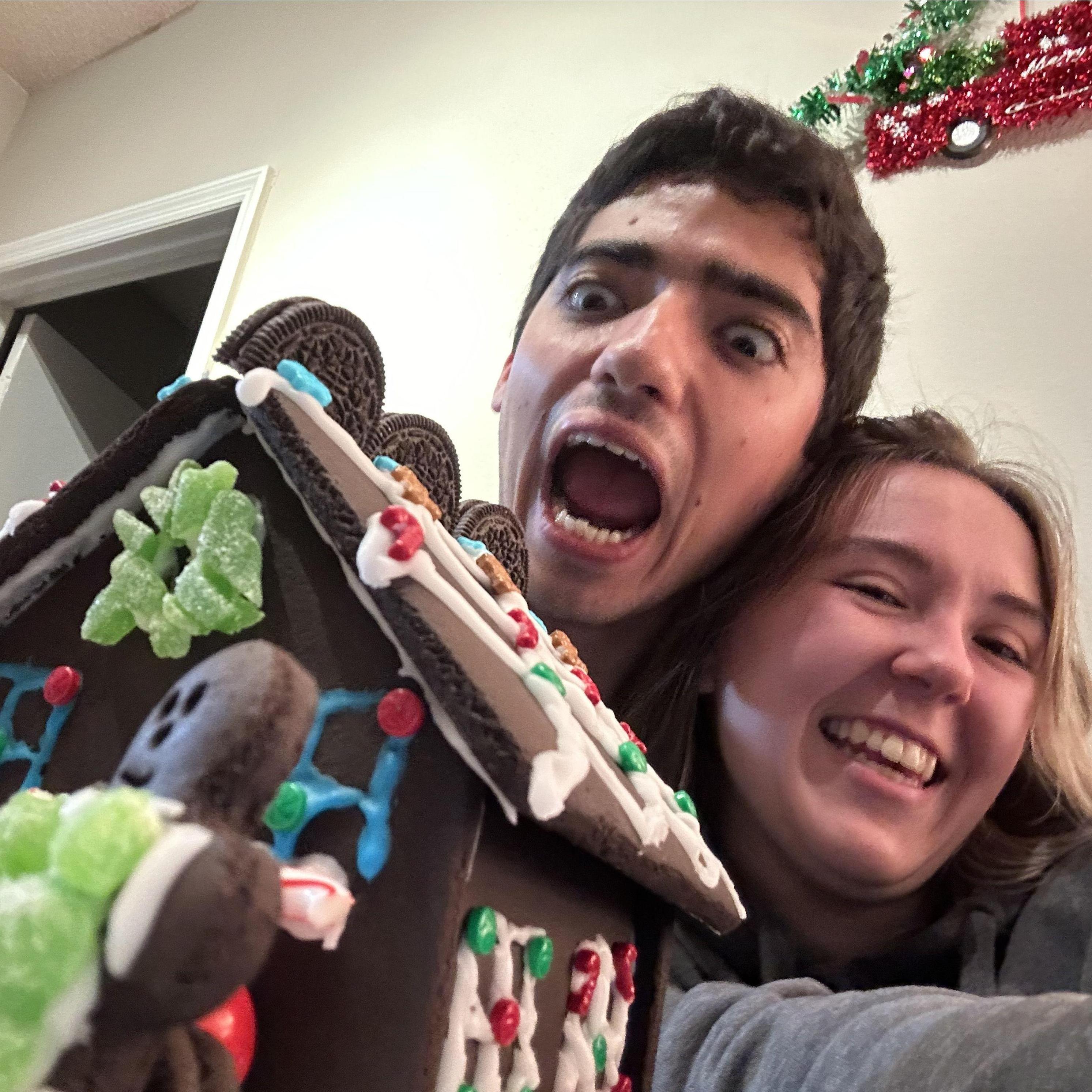 We were very excited about this gingerbread house