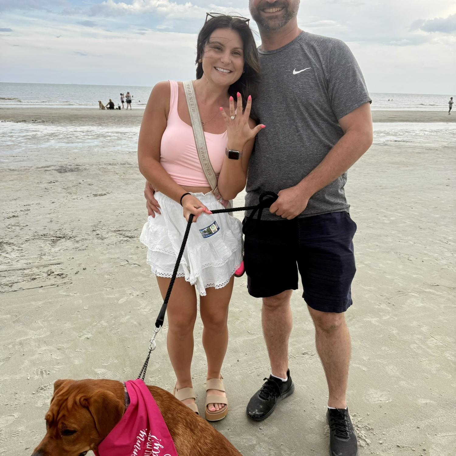 The day we got engaged!