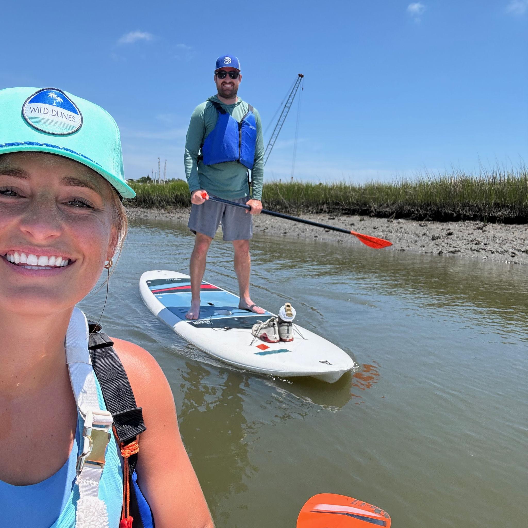 Paddleboarding in the Carolinas.