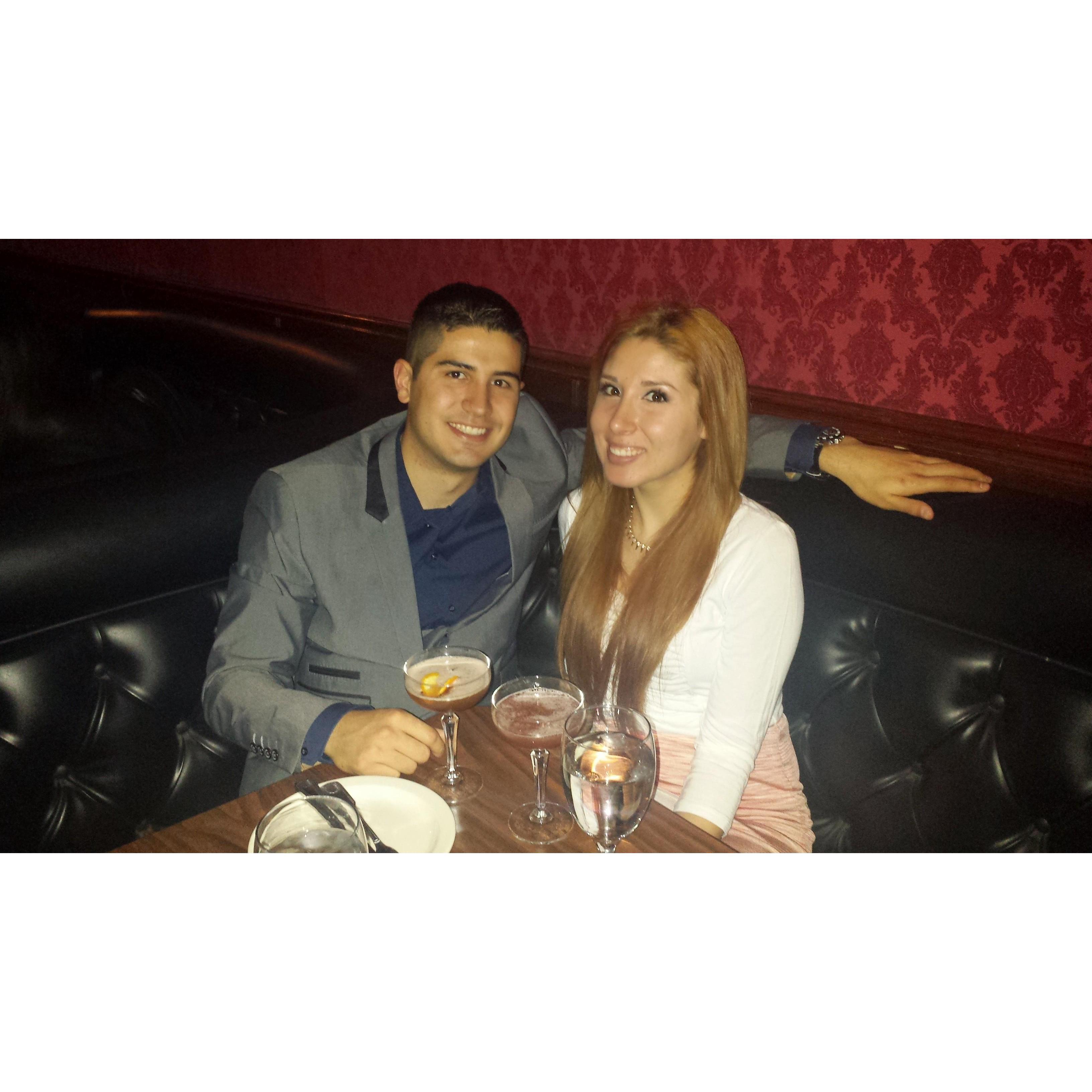 Our first date!