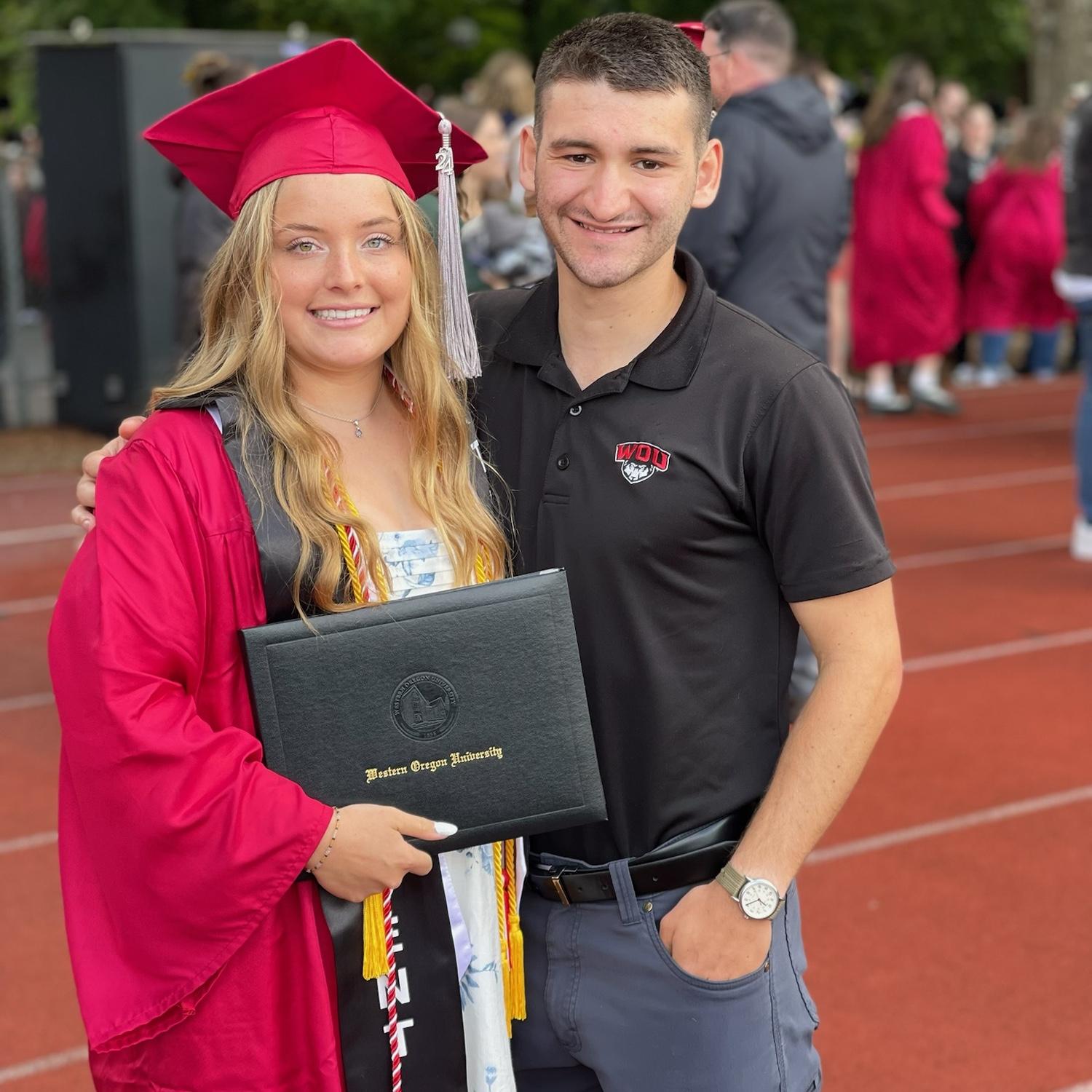 Shannons Graduation from Western Oregon University 2024.