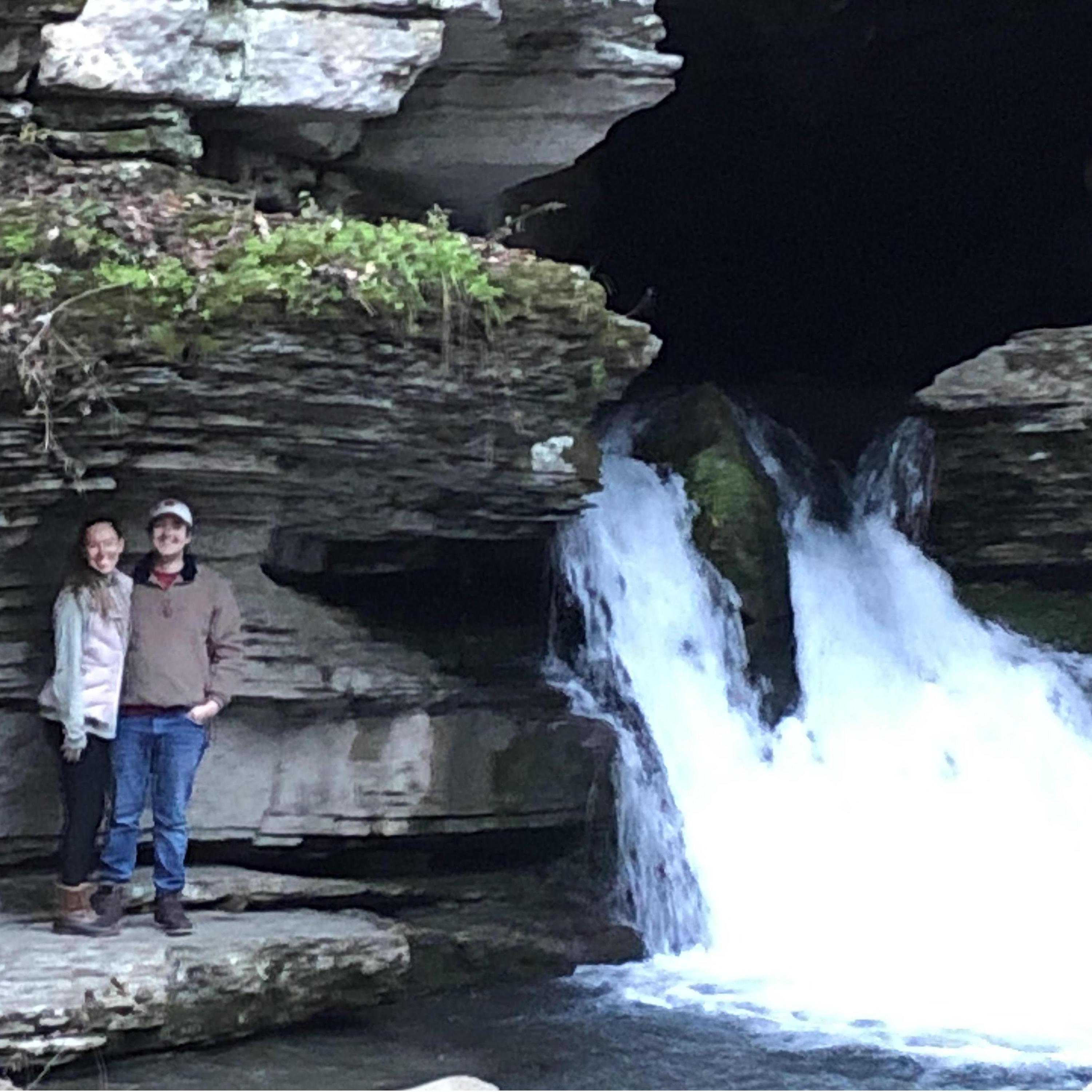 Nyia and Andrew Scalet on our camping trip with the Ray's!