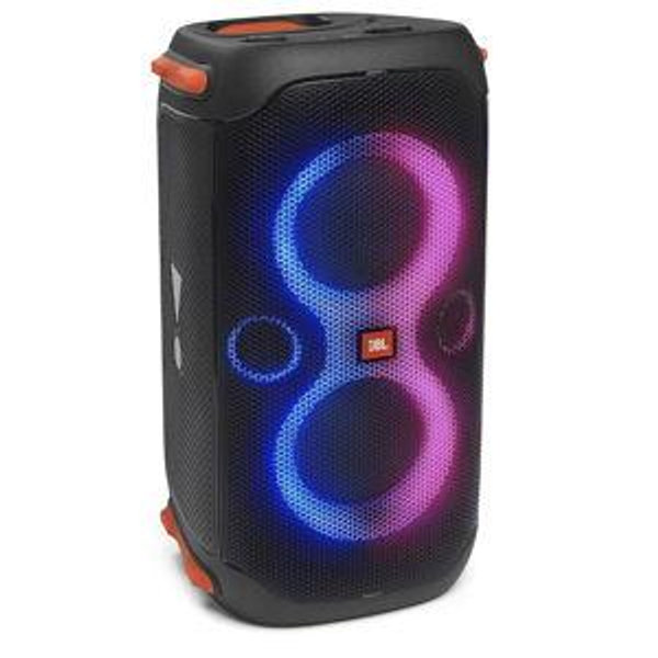 JBL PartyBox 110 - Portable Party Speaker with Built-in Lights, Powerful Sound and deep bass, Black