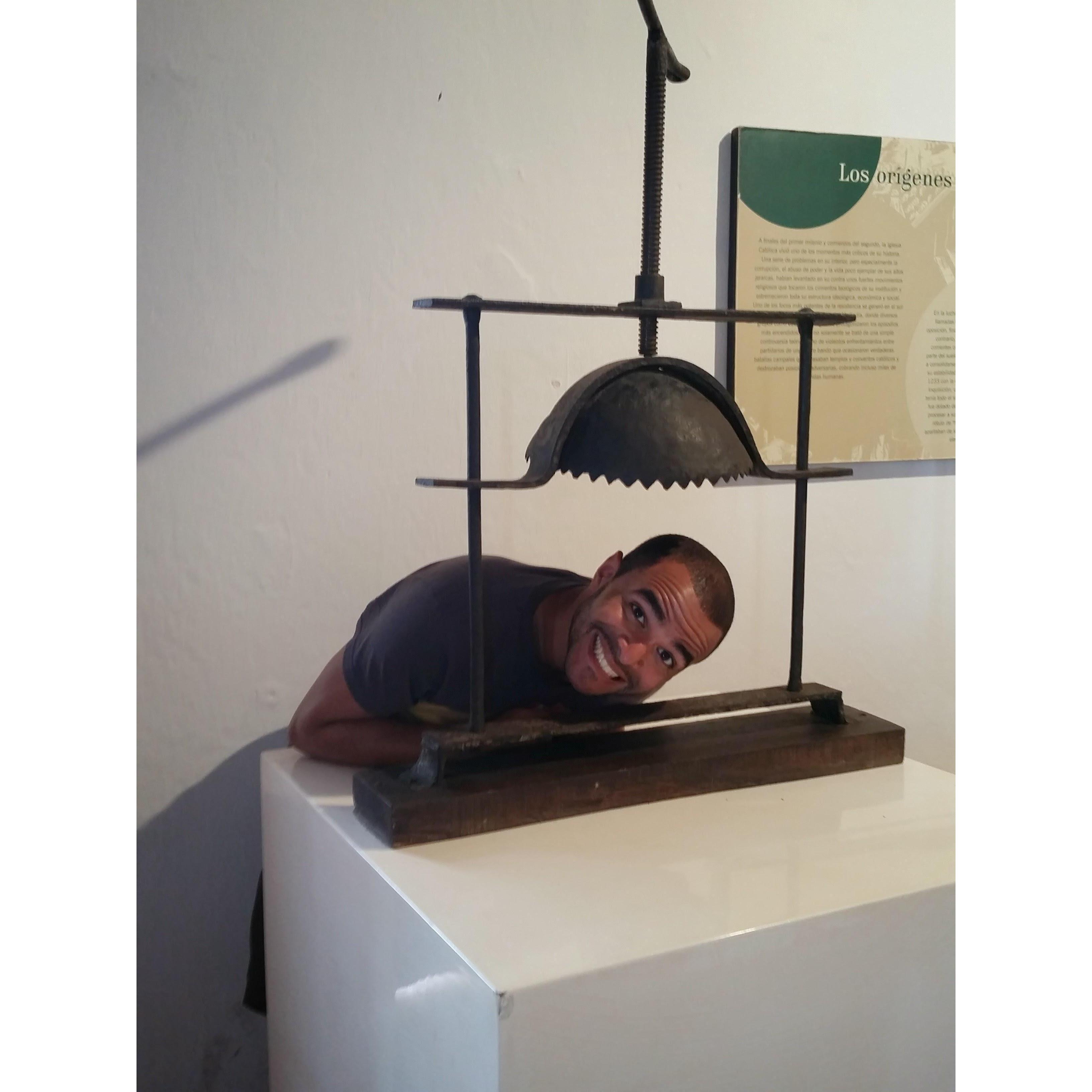 Visiting the museum of torture in Columbia
