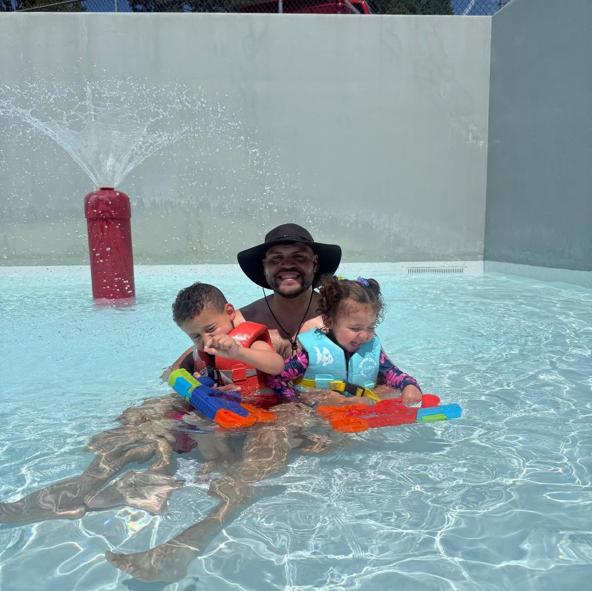 Jose is such a loving dad and partner.