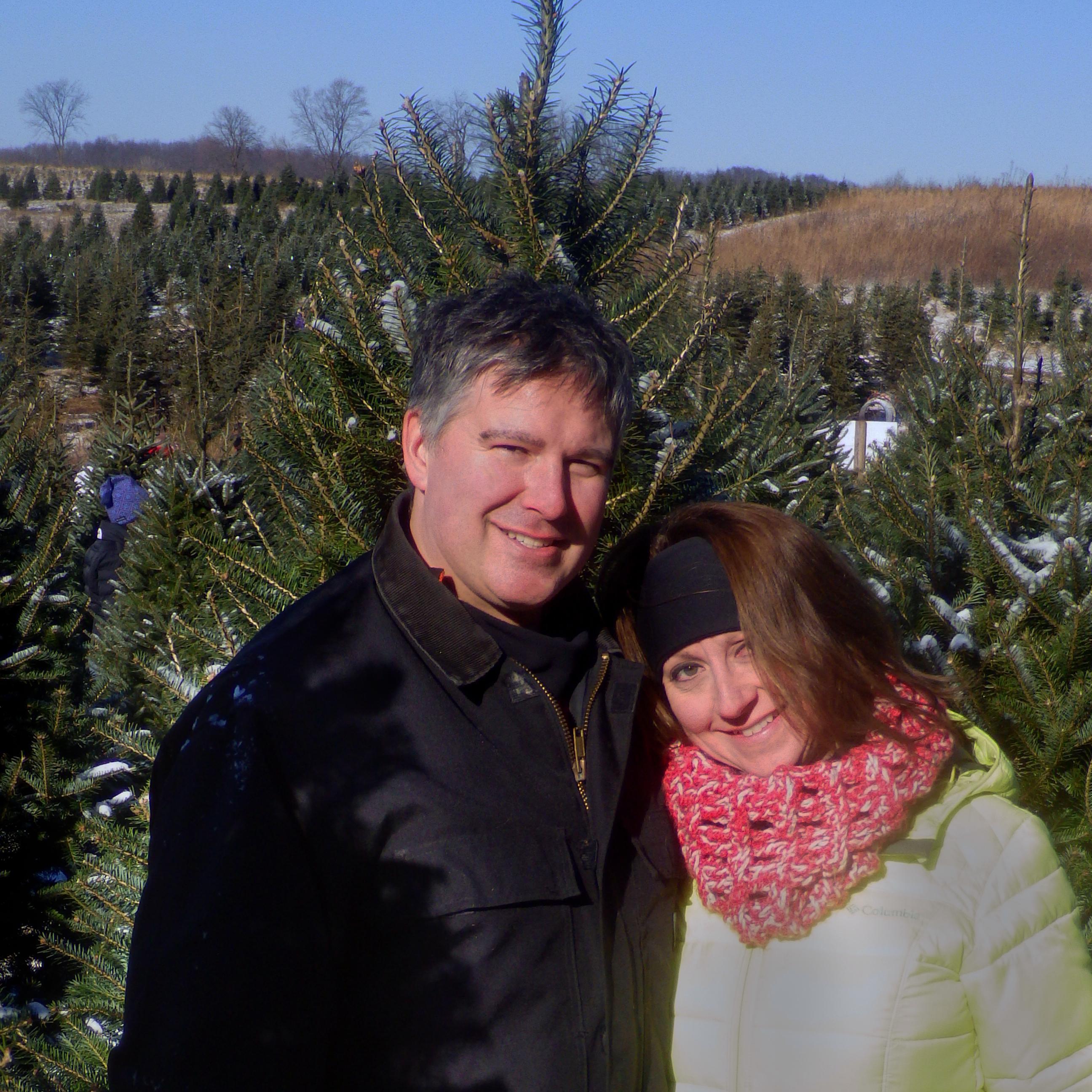 Getting our 1st Christmas tree together.