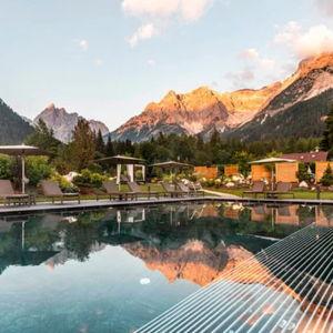 Spa day in the Dolomites