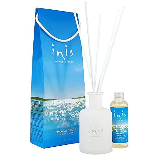 Inis The Energy of The Sea Fragrance Diffuser Set 3.3 Fluid Ounce