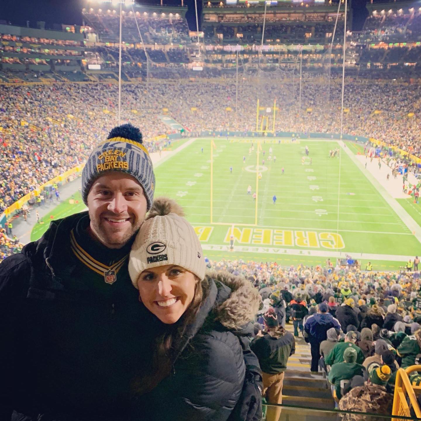 11/13/22 - Mike’s early Christmas present to Abby - her first Packers game!