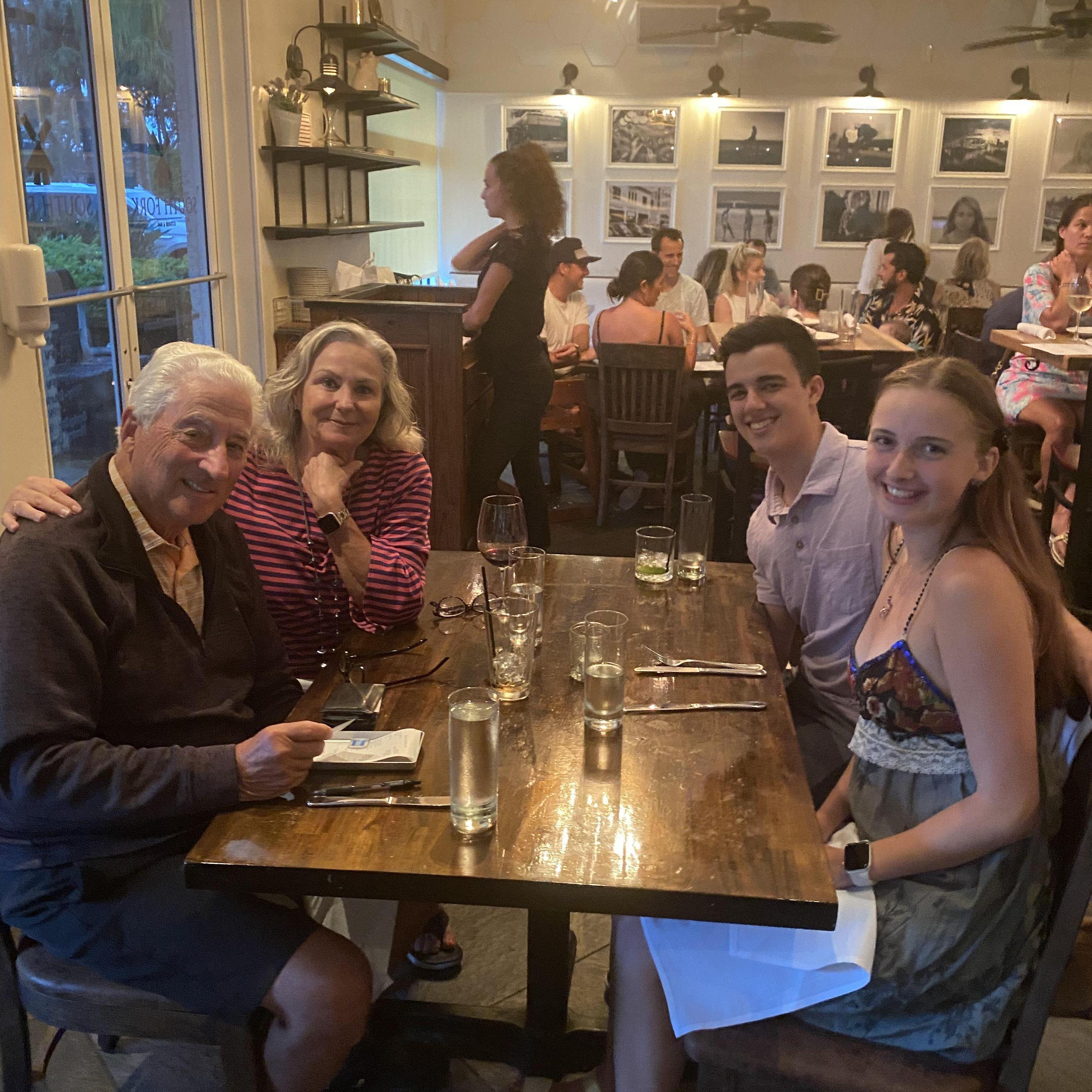 Us and Colins Grandparents, Karen and Dan