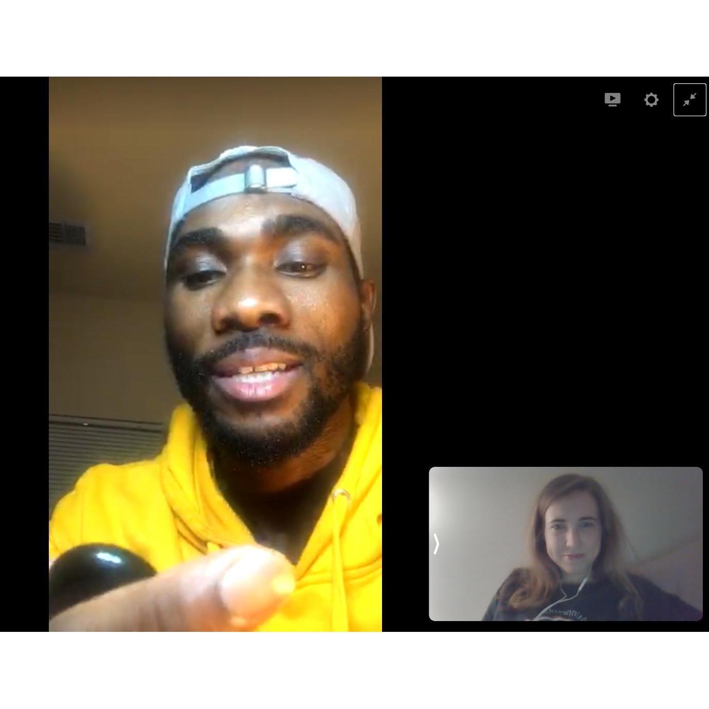 Most of our dating was long-distance, so we spent endless hours FaceTiming each other.