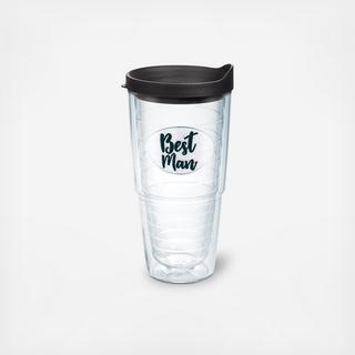 Best Man Tumbler with Travel Lid