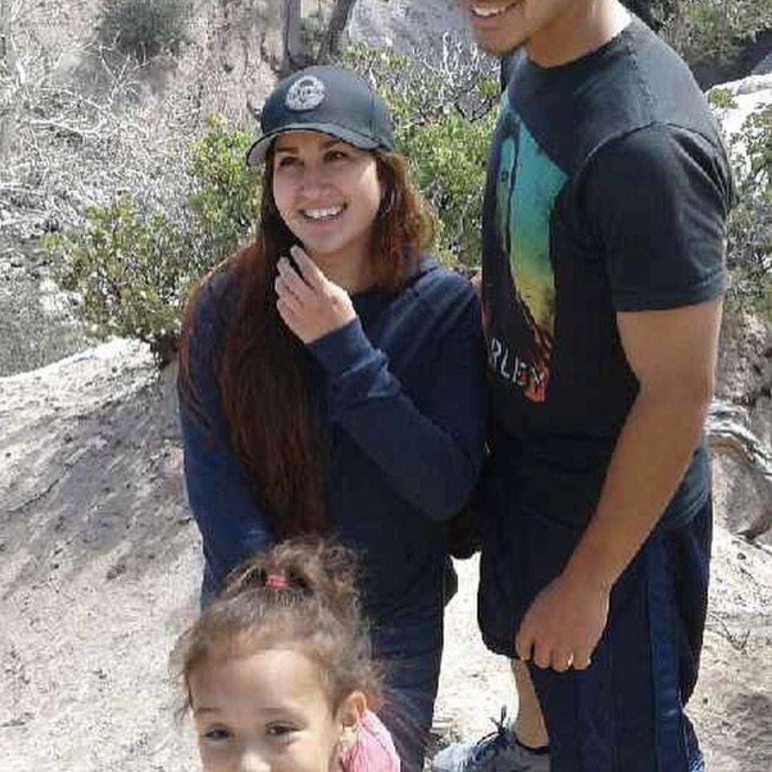 Little Carmen and us hiking