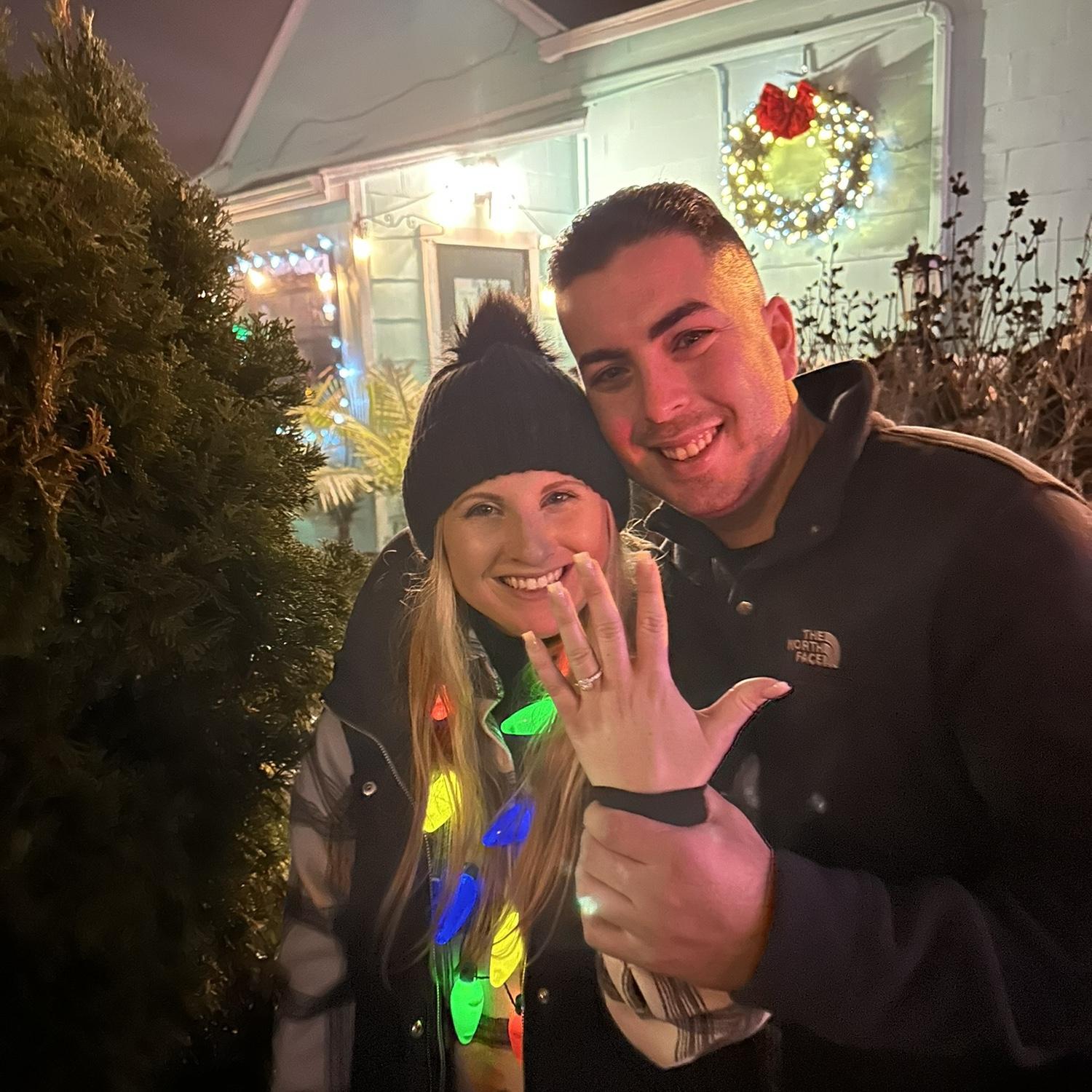 The surprise proposal was a complete success!