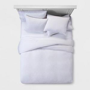 White Micro Texture Duvet Cover Set (Full/Queen) - Project 62™ + Nate Berkus™