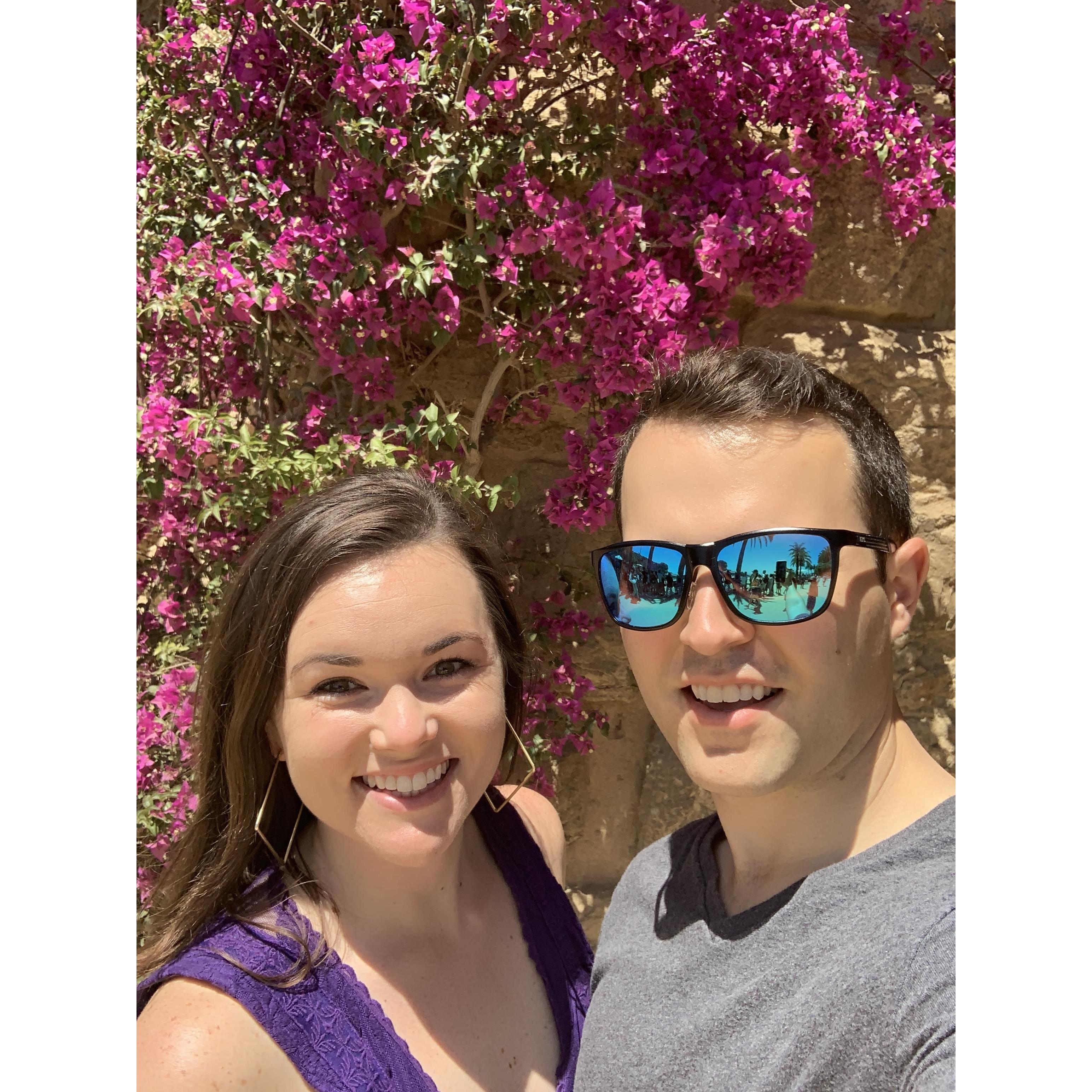 Park Guell in Barcelona, Spain