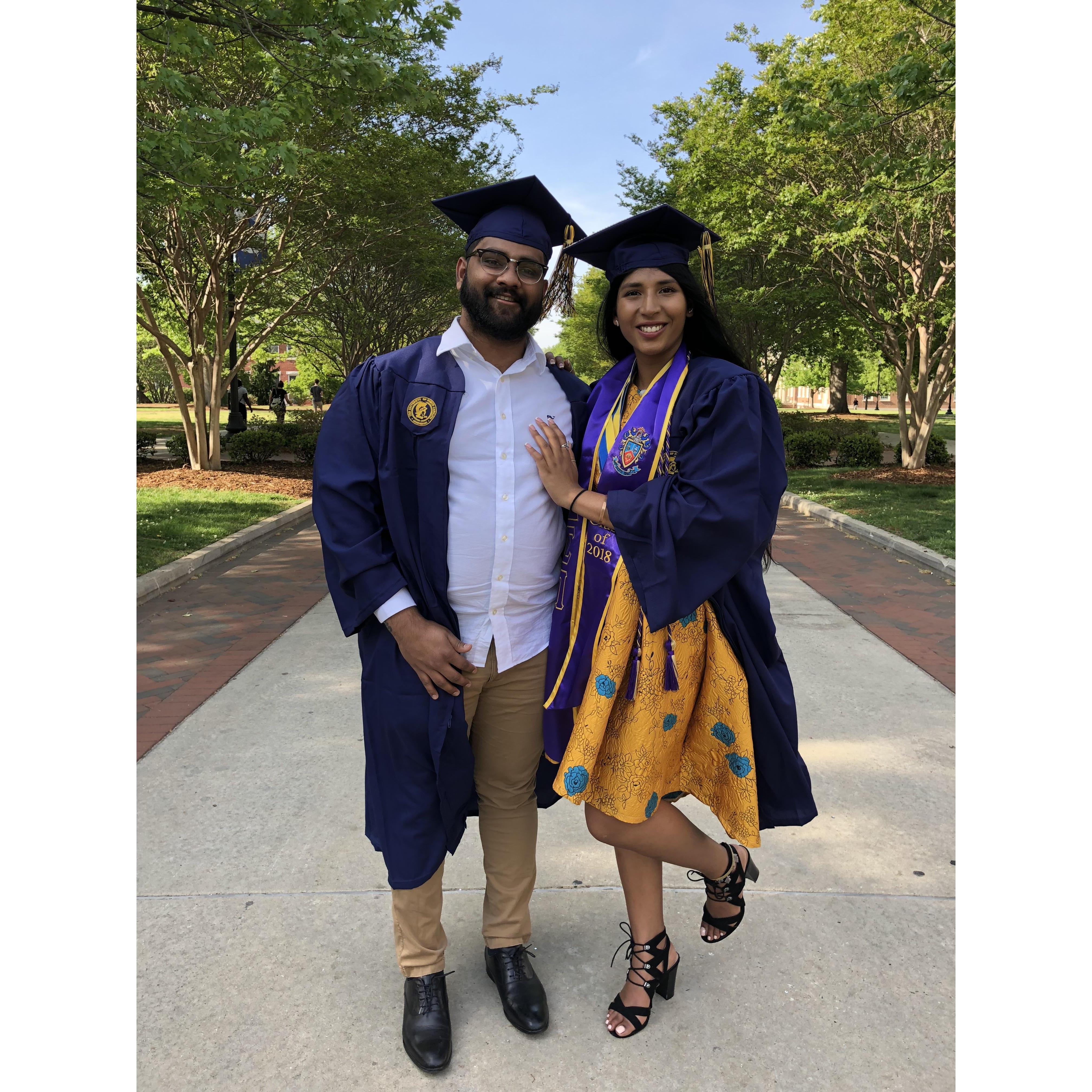Graduated together on May 4th, 2018