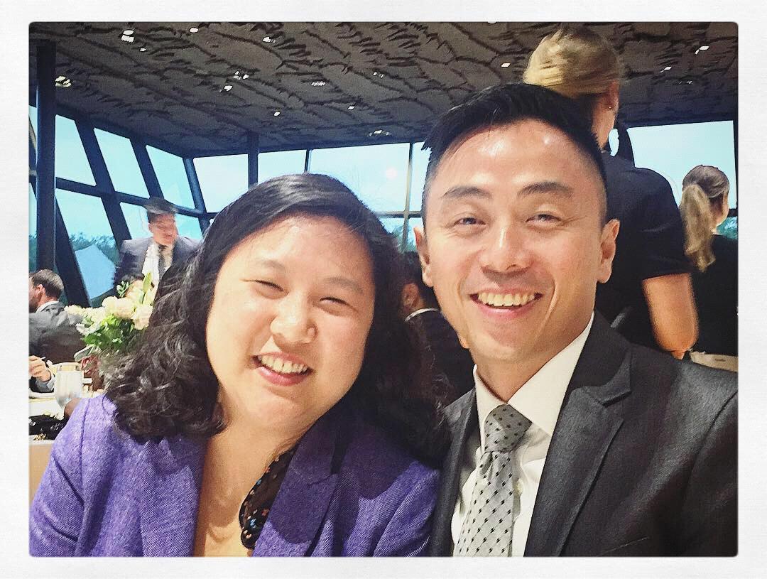 The first wedding we attended as an engaged couple.