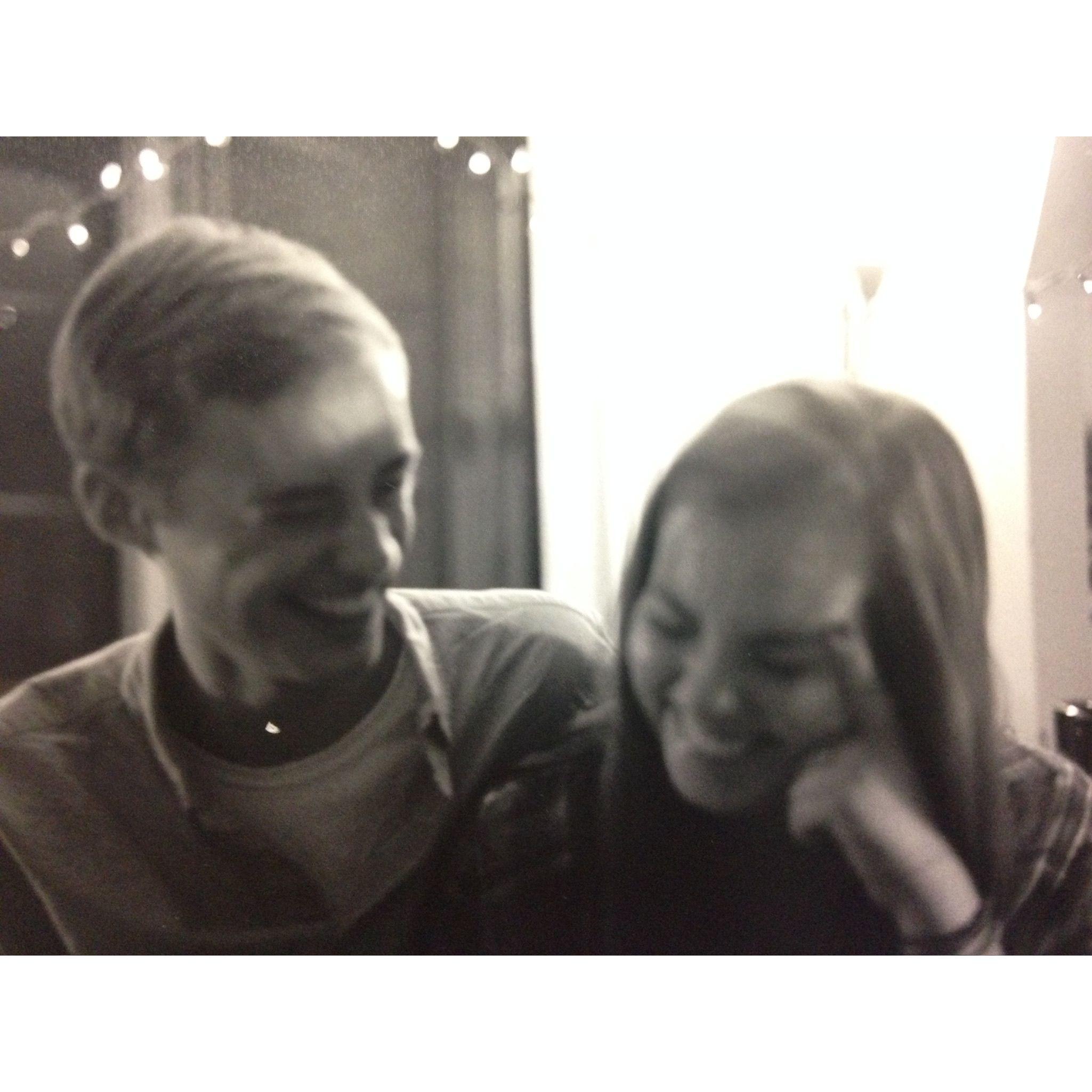 Blake visiting Annie at St. Olaf - 2014 (captured by our good friend Jeanette Byrnes!)