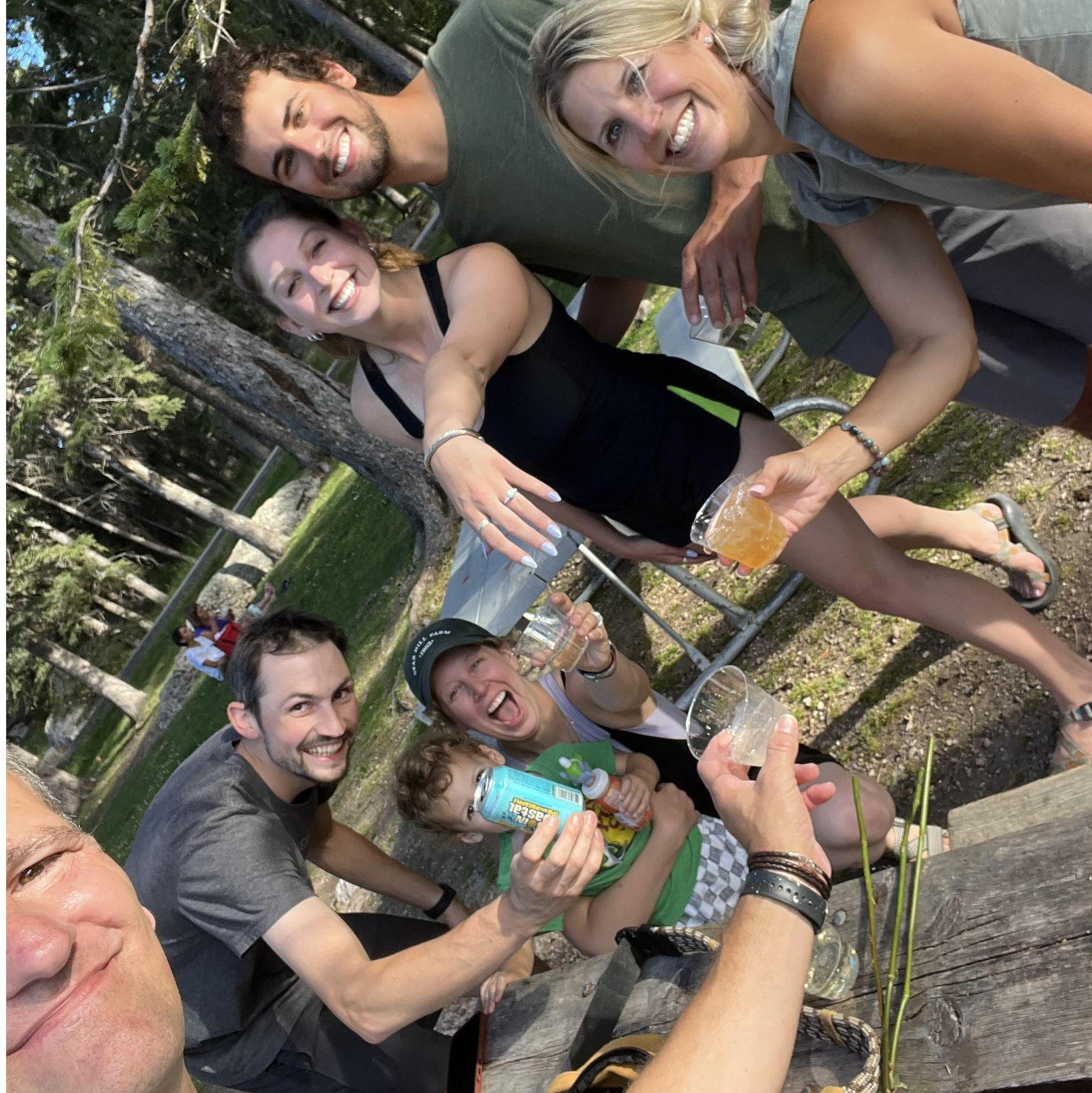 Bennett had Lizzie's sister, brother-in-law, nephew and his parents fly out to Rapid City to be apart of the proposal - September 2023