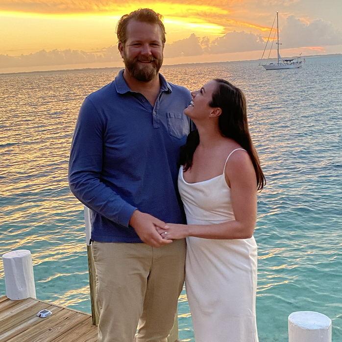 Stunning sunset at Firefly the night before the wedding
