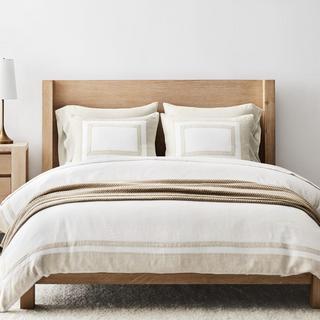 Linen Border Duvet Cover