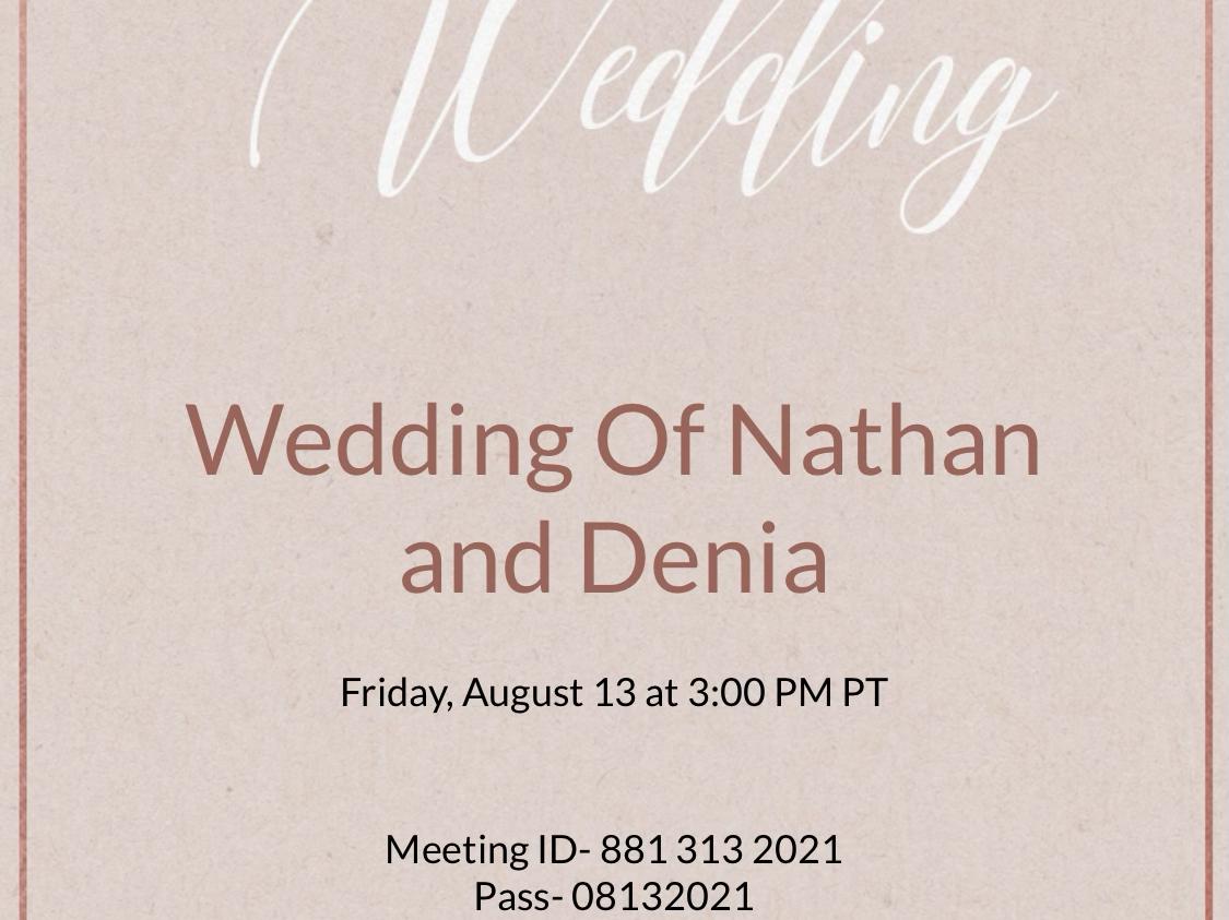 The Wedding Website of Nathan Ekundayo and Denia Johnson
